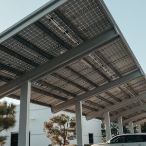 Stunning capture of bright lightning illuminating a dark stormy sky at night.